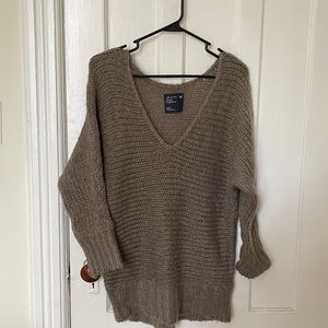 American Eagle tan sweater